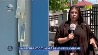 I-AU EXTIRPAT O TUMORĂ DE 40 DE KILOGRAME