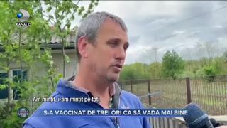 S-A VACCINAT DE TREI ORI CA SĂ VADĂ MAI BINE