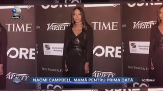 NAOMI CAMPBELL, MAMĂ PENTRU PRIMA DATĂ