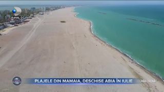 PLAJELE DIN MAMAIA, DESCHISE ABIA ÎN IULIE