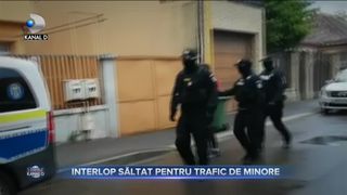 INTERLOP SĂLTAT PENTRU TRAFIC DE MINORE
