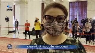 CHEF FĂRĂ REGULI &Icirc;N PARLAMENT
