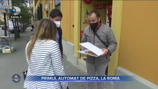 PRIMUL AUTOMAT DE PIZZA, LA ROMA