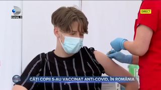 Cati copii s-au vaccinat anti-COVID, in Romania