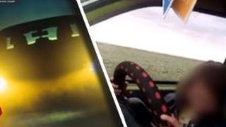 VIDEO| Fetiță de nouă ani, &icirc;n viteză pe șosea