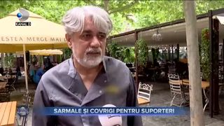 Sarmale și covirgi pentru suporteri