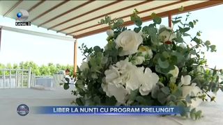 Liber la nunți cu program prelungit