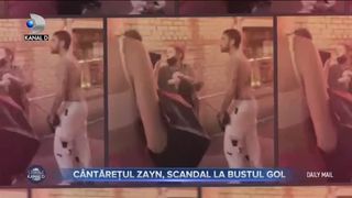 Cantaretul Zayn, scandal la bustul gol