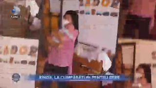 Kinga, la cumparaturi pentru bebe