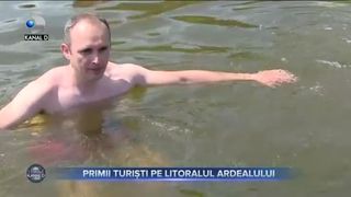 VIDEO - Litoralul Ardealului se umple de turiști &icirc;ncet-&icirc;ncet. Distracție la maxim