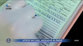 VITEZĂ RECORD, PEDEAPSĂ BL&Acirc;NDĂ