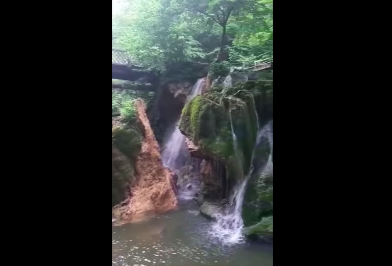 Cascada Bigăr s-a prăbuşit
