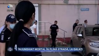 &Icirc;NJUNGHIAT MORTAL &Icirc;N PLINĂ STRADĂ, LA GALAȚI