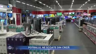 FOTBALUL NE SCOATE DIN CRIZĂ