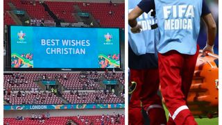 Un alt incident medical cutremură EURO 2020. S-a prăbușit în timpul meciului Anglia-Croația și este "în stare critică"