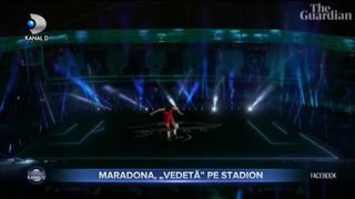 MARADONA, &bdquo;VEDETĂ&rdquo; PE STADION