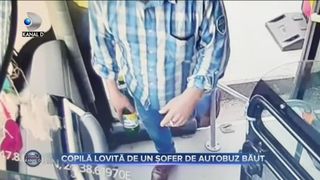 COPILĂ LOVITĂ DE UN ȘOFER DE AUTOBUZ BĂUT