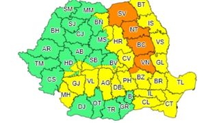 ALERTĂ METEO! Ploi torențiale și furtuni în mai multe județe din țară - HARTA