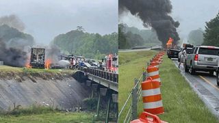 Tragedie. Microbuz cu copii, strivit între două TIR-uri. Cel puțin 10 morți