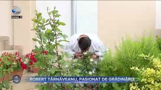 ROBERT T&Acirc;RNOVEANU, PASIONAT DE GRĂDINĂRIT