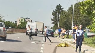 Accident devastator la Călugăreni. O persoană a murit pe loc