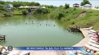 Se răcoresc &icirc;n bălțile cu nămol