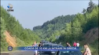Coadă de 10 km la intrarea &icirc;n Grecia
