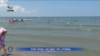 Cod roșu de înec pe litoral