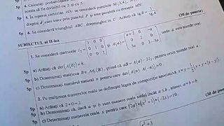 Subiecte Matematică BAC 2021