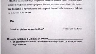 Model cerere contestaţie Evaluare Naţională 2021: Descarcă cererea online!