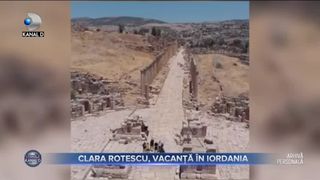 Clara Rotescu, vacanță &icirc;n Iordania