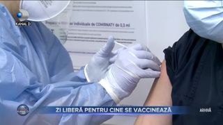 Zi liberă pentru cine se vaccinează