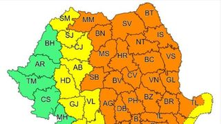 vremea &icirc;n rom&acirc;nia cod portocaliu de furtuni