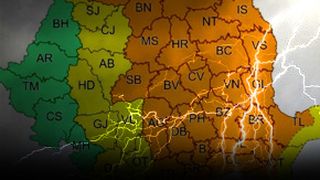 VIDEO | Cod portocaliu de ploi torențiale și grindină. Care sunt cele mai afectate zone