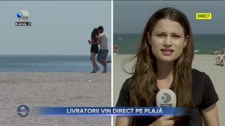Livratorii vin direct pe plaja