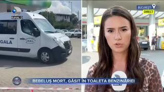 Bebelus mort, gasit in toaleta benzinariei