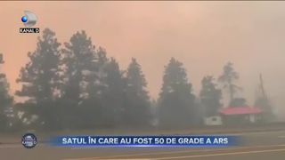 Satul in care au fost 50 de grade a ars