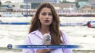 Furtuna care a iscat haos pe plajă