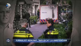 Jurnalist renumit, împușcat la Amsterdam