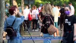 VIDEO | Au început înscrierile la facultăți