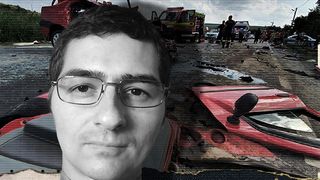 VIDEO | Un preot a murit în urma impactului cu un TIR. Imagini cu momentul accidentului au fost surprinse de o cameră de bord