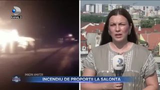 Incendiu de proporții la Salonta