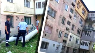 VIDEO | Un bărbat amenință că se va arunca de la etaj! Polițiștii au intervenit de urgență