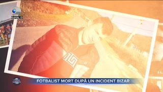 Fotbalist mort după un incident bizar