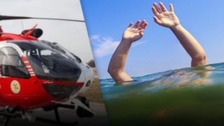 VIDEO | Doi copii, la un pas de înec la Eforie Nord, după ce au ajuns cu o saltea gonflabilă în larg