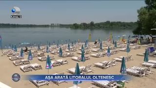 Așa arată litoralul oltenesc