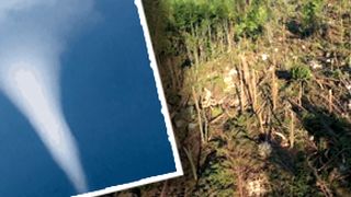 VIDEO | Imagini apocaliptice au fost surprinse în România, unde un vârtej extrem de rar a făcut prăpăd 