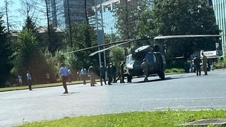 Un elicopter militar a aterizat de urgență pe o șosea din Capitală. Ultima oră!
