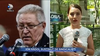 Ion Rădoi, susținut de sindicaliști
