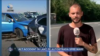 Alt accident pe autostrada spre mare